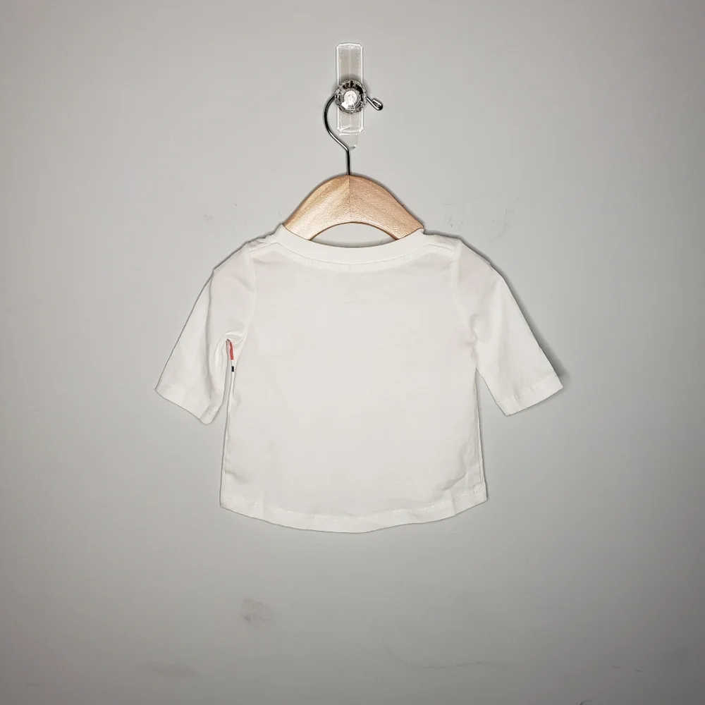 NWT Gymboree 0-3 Months Baby Varsity Stripe Three Quarter Sleeve Top